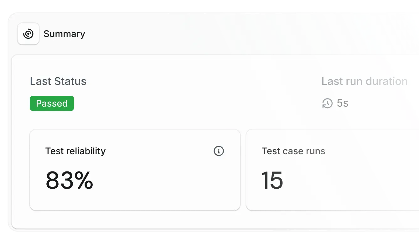 Start tracking with minimal effort